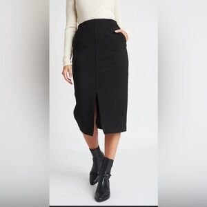 NWT Kit and Ace Serenity Double Knit Pencil Skirt Black Size 0